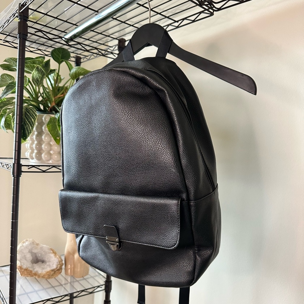 Faux Leather Backpack - Picture 3 of 3